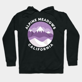 Alpine Meadows Ski Snowboard Mountain California Yosemite - Travel Hoodie